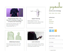 Tablet Screenshot of jorgeandesther.com